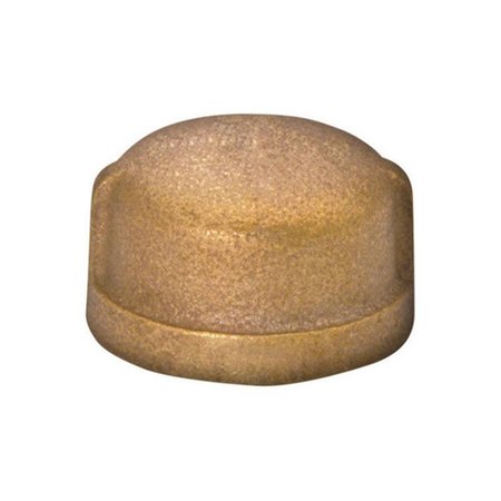 SWIVEL PRO SERIES 0.5 in. FPT Red Brass Lead Free Brass Cap Compression SW612348